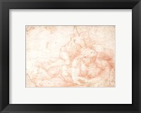 Framed Study of a Male and Female Nude