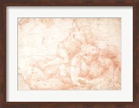 Framed Study of a Male and Female Nude
