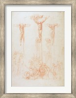Framed Study of Three Crosses