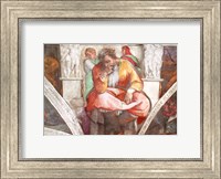 Framed Sistine Chapel Ceiling: The Prophet Jeremiah