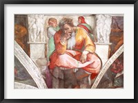 Framed Sistine Chapel Ceiling: The Prophet Jeremiah