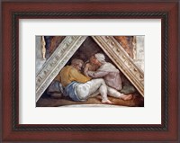 Framed Sistine Chapel Ceiling: The Ancestors of Christ