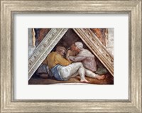 Framed Sistine Chapel Ceiling: The Ancestors of Christ