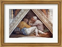 Framed Sistine Chapel Ceiling: The Ancestors of Christ