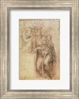 Framed Inv.1895-9-15-516.recto (w.72) Study for the Annunciation