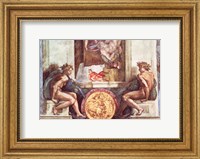 Framed Sistine Chapel Ceiling: Ignudi