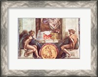 Framed Sistine Chapel Ceiling: Ignudi