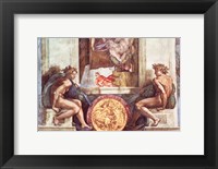 Framed Sistine Chapel Ceiling: Ignudi