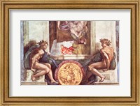 Framed Sistine Chapel Ceiling: Ignudi