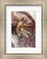 Framed Sistine Chapel Ceiling: One of the Ancestors of God