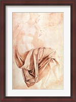 Framed Inv. 1887-5-2-118 Recto (W.10) Study of drapery