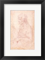 Framed W.40 Sketch of a female figure