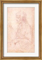 Framed W.40 Sketch of a female figure