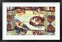 Framed Sistine Chapel Ceiling: Creation of Adam, 1510