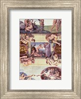 Framed Sistine Chapel Ceiling (1508-12): The Creation of Eve, 1510