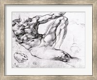 Framed Study for the Creation of Adam