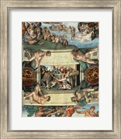 Framed Sistine Chapel Ceiling (1508-12): The Sacrifice of Noah, 1508-10
