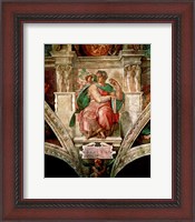 Framed Sistine Chapel Ceiling: The Prophet Isaiah
