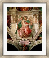 Framed Sistine Chapel Ceiling: The Prophet Isaiah