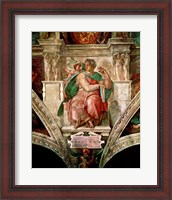 Framed Sistine Chapel Ceiling: The Prophet Isaiah