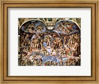 Framed Last Judgement, from the Sistine Chapel, 1538-41