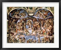 Framed Last Judgement, from the Sistine Chapel, 1538-41