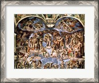 Framed Last Judgement, from the Sistine Chapel, 1538-41