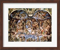 Framed Last Judgement, from the Sistine Chapel, 1538-41