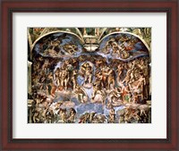 Framed Last Judgement, from the Sistine Chapel, 1538-41