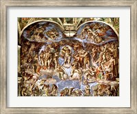 Framed Sistine Chapel: The Last Judgement, 1538-41