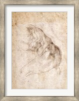 Framed Study for The Creation of Adam
