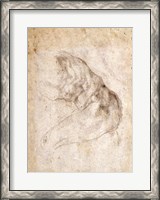 Framed Study for The Creation of Adam