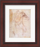 Framed Study of a male nude