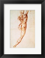 Framed Nude, study for the Battle of Cascina