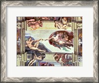 Framed Sistine Chapel Ceiling: Creation of Adam, 1510 B
