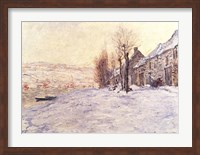 Framed Lavacourt under Snow, c.1878-81