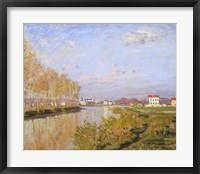 Framed Seine at Argenteuil, 1873