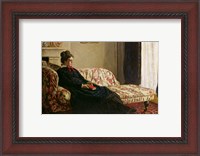 Framed Meditation, or Madame Monet on the Sofa, c.1871