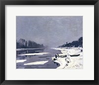 Framed Ice on the Seine at Bougival, c.1864-69