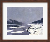 Framed Ice on the Seine at Bougival, c.1864-69