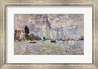 Framed Boats, or Regatta at Argenteuil, c.1874