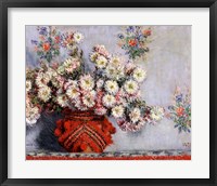 Framed Chrysanthemums, 1878