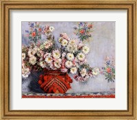 Framed Chrysanthemums, 1878