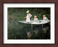 Framed Boat at Giverny, c.1887