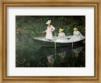 Framed Boat at Giverny, c.1887