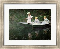 Framed Boat at Giverny, c.1887