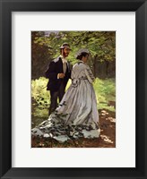 Framed Promenaders, or Bazille and Camille, 1865