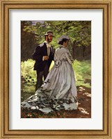 Framed Promenaders, or Bazille and Camille, 1865