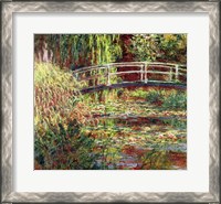 Framed Waterlily Pond: Pink Harmony, 1900