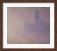 Framed Seagulls over the Houses of Parliament, 1904